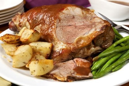 Roast Lamb and Potatoes